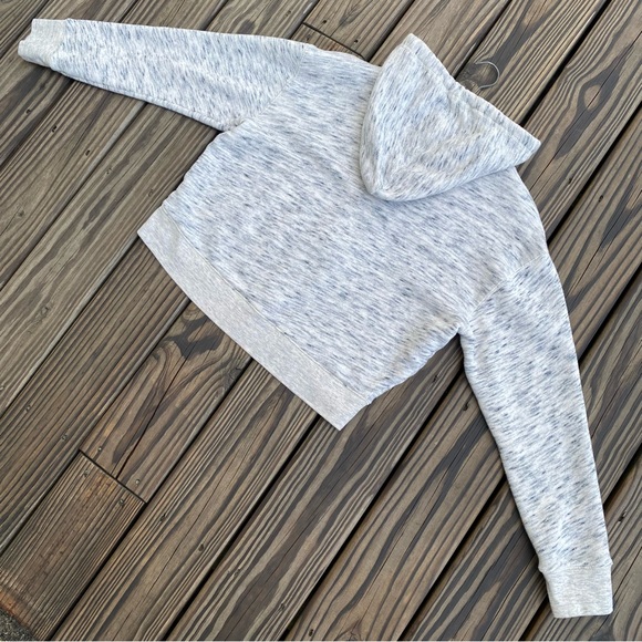 J. Crew Vintage Fleece Cropped Zip Up Hoodie - Picture 6 of 10